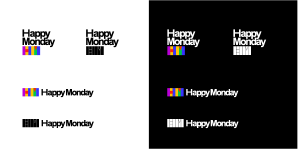Приклад використання логотипу Happy Monday