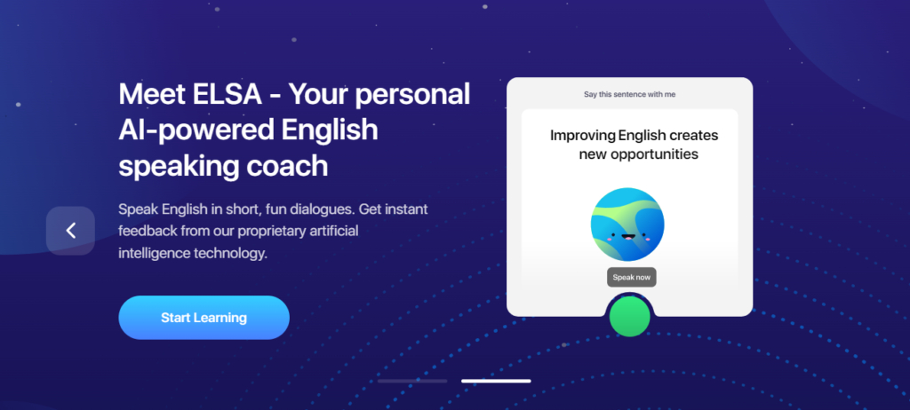 додаток ELSA для вивчення англійської на базі ШІ