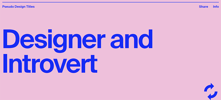 designer introvert
